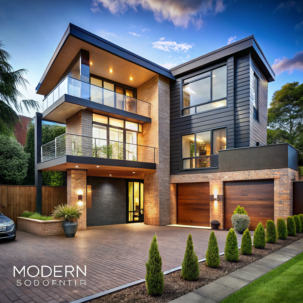 Modern 3-Story House Design in the UK