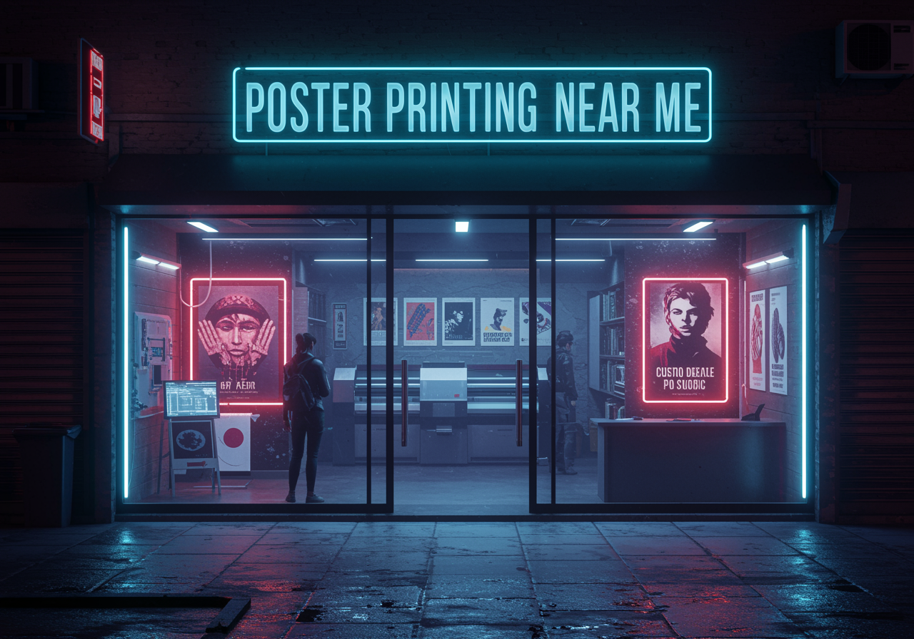 poster printing near me