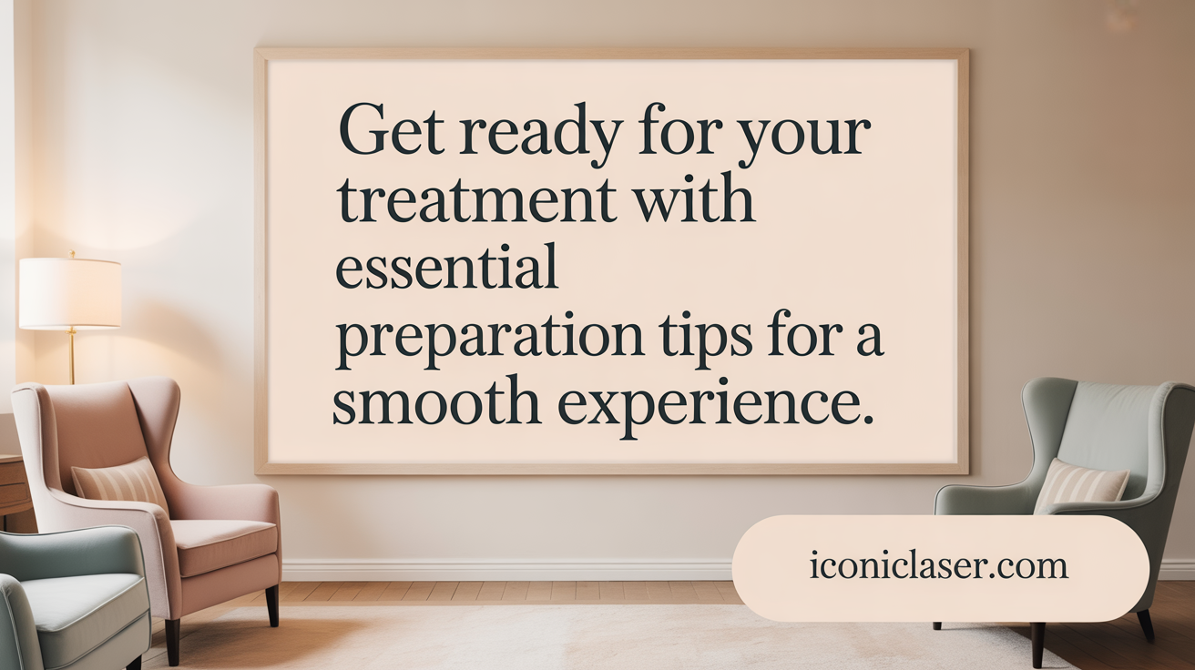 Get ready for your treatment with essential preparation tips for optimal results.