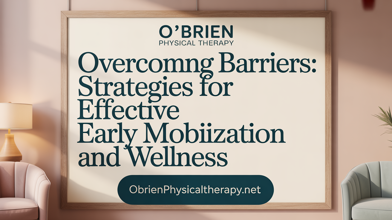 Overcoming Barriers: Strategies for Effective Early Mobilization