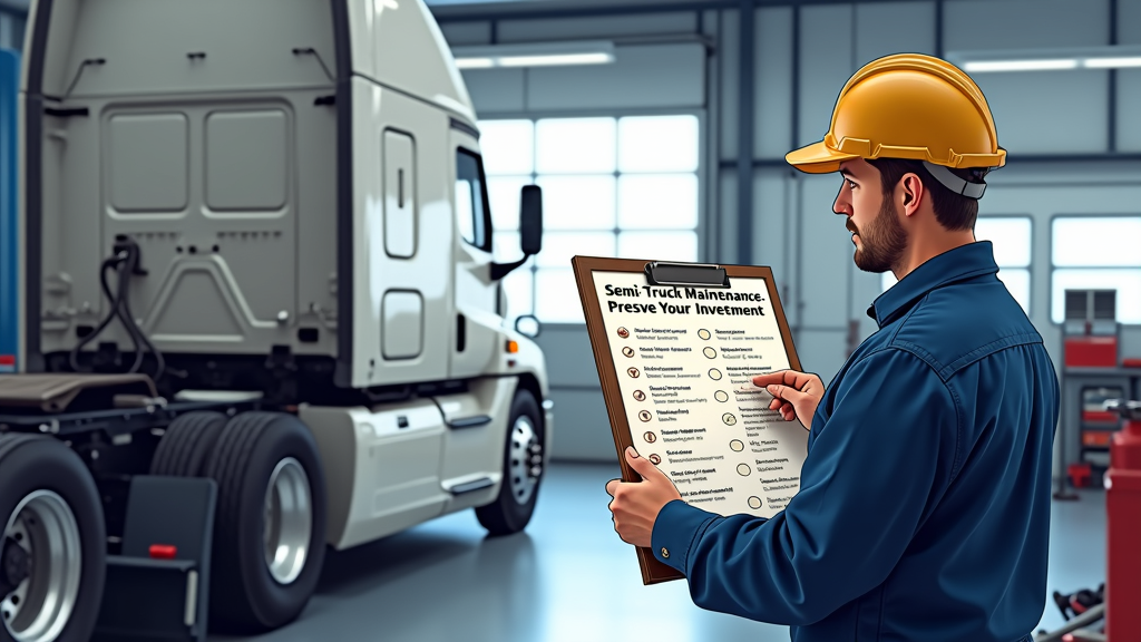 Checklist Bảo Quản Xe Đầu Kéo