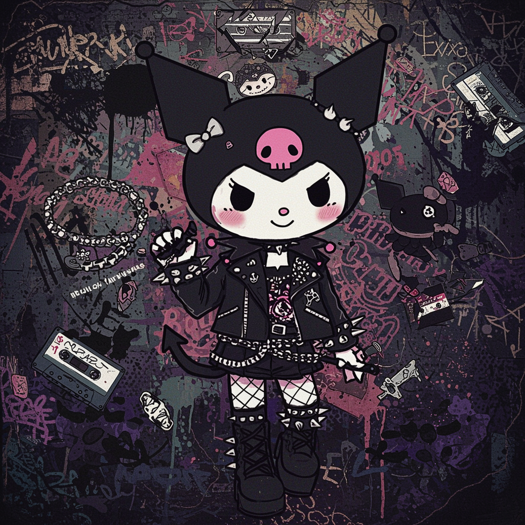 kuromi pfp grunge