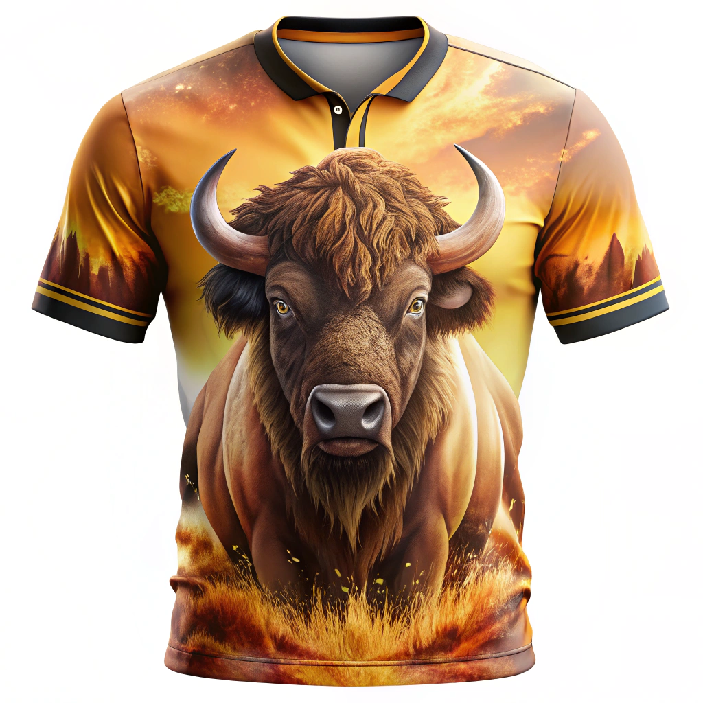 Bold Bison Sports Jersey - Dynamic Design