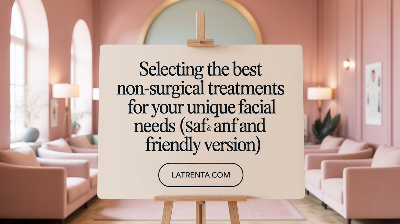 Selecting the Best Non-Surgical Treatments for Your Unique Facial Needs
