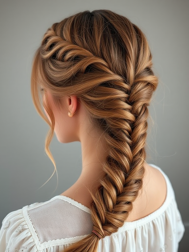 French Braid for Medium Hair