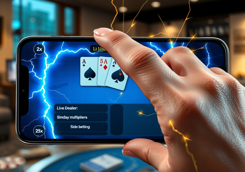 Lightning Blackjack의 특징과 보너스 시스템, 플레이 방법 정리 다양한 보너스 베팅과 사이드 베팅 옵션 활용법