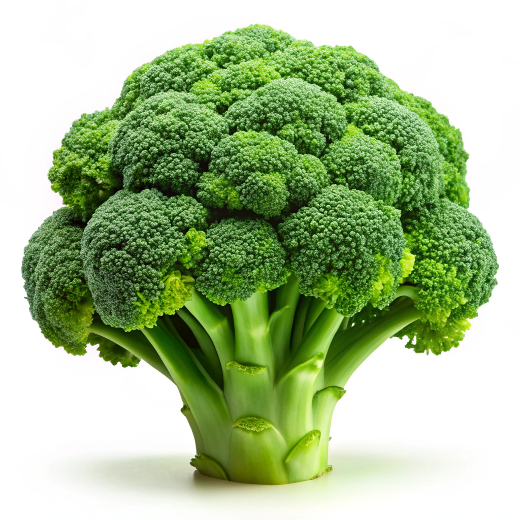 Fresh Green Broccoli: Vibrant & Textured