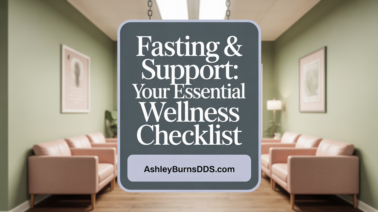 Fasting & Support: Your Essential Checklist