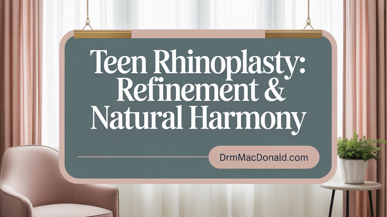 Teen Rhinoplasty: Refinement &amp; Natural Harmony