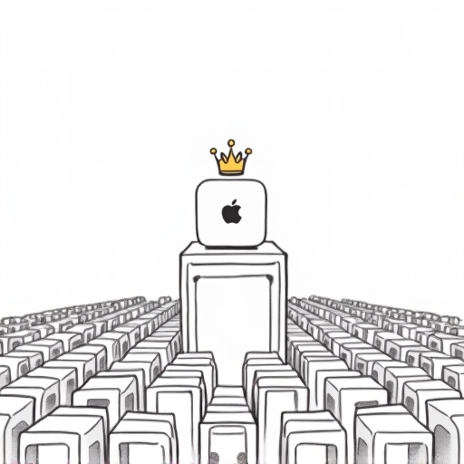 Apple's Mac Mini Desktop on Sale single-panel cartoon