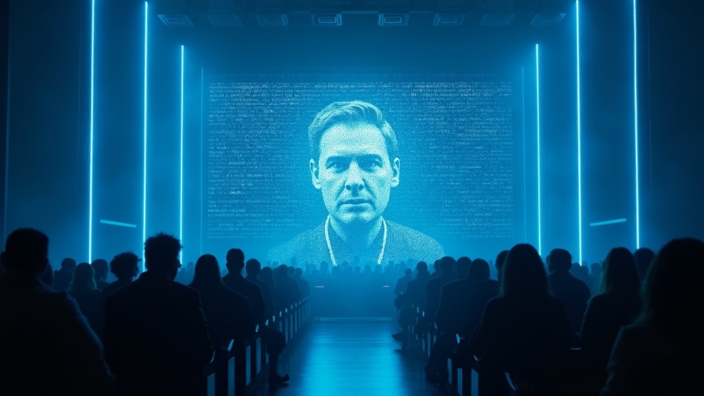 Infografía sobre los dilemas éticos de un gobierno con IA y su impacto en la alfombra democrática.