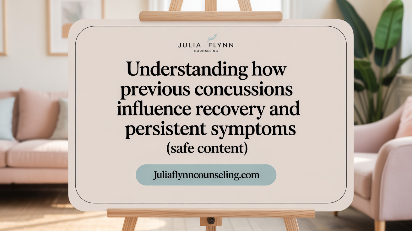 Understanding how previous concussions influence recovery and persistent symptoms