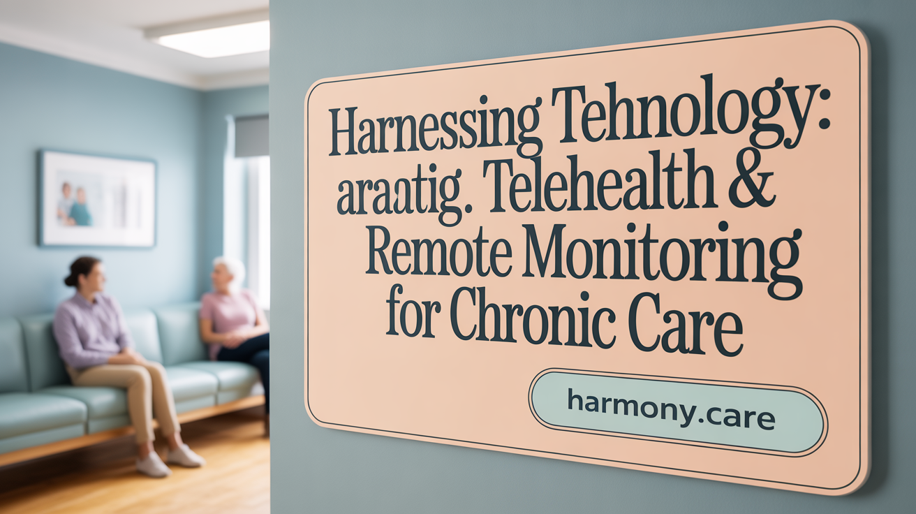 Harnessing Technology: Telehealth & Remote Monitoring for Chronic Care