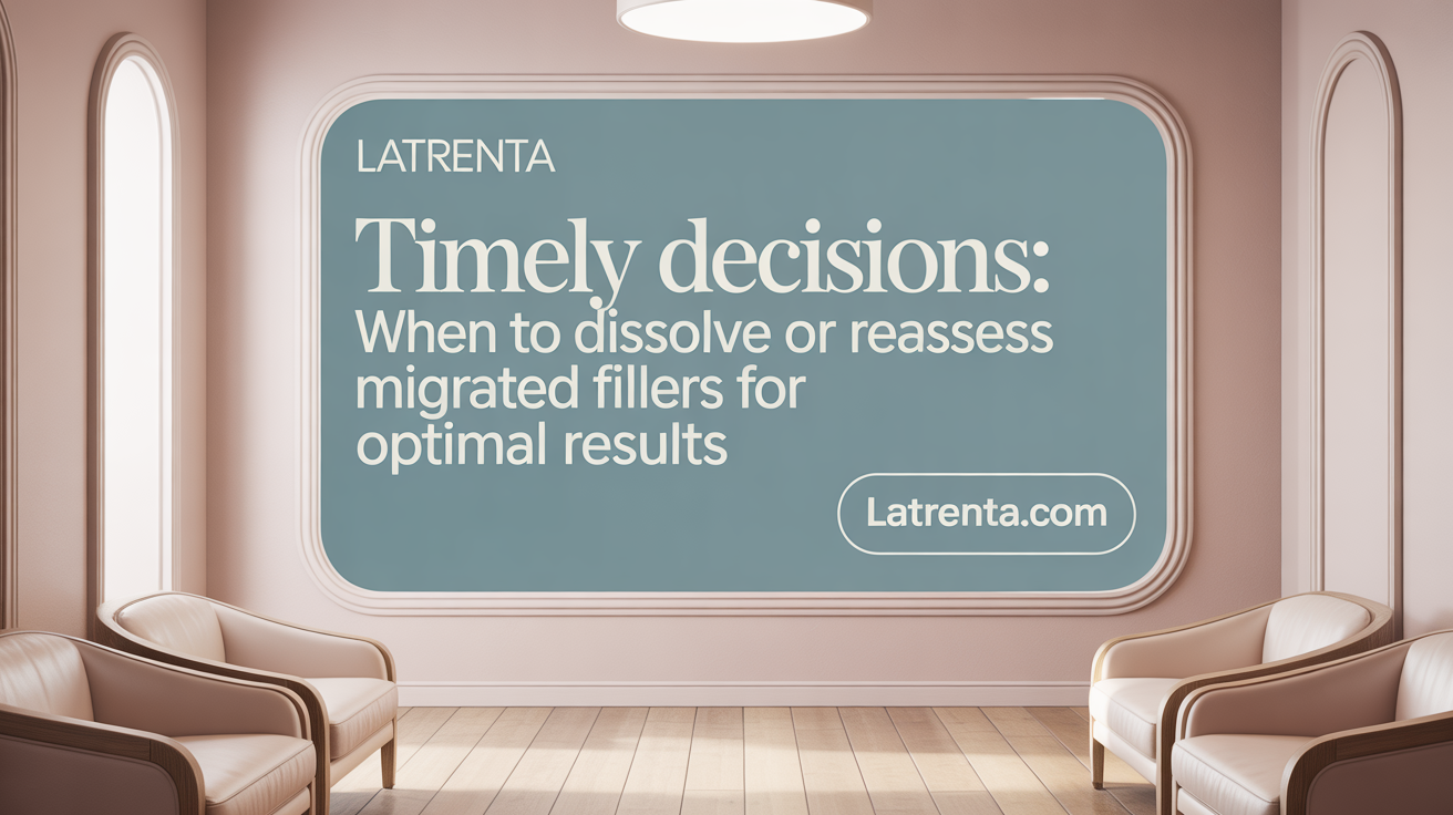 Timely Decisions: When to Dissolve or Reassess Migrated Fillers for Optimal Results