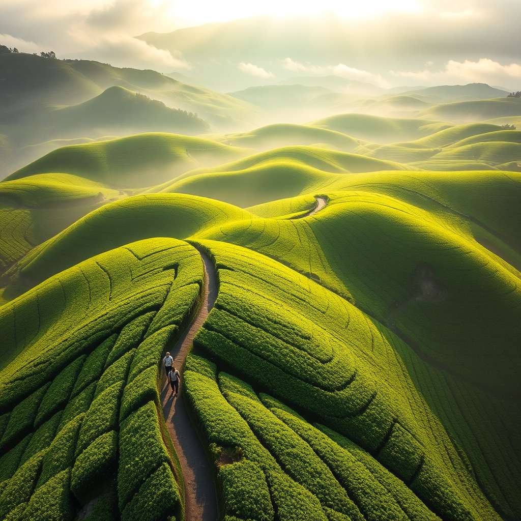 Boseong Green Tea Fields – Sea of Green and Calm