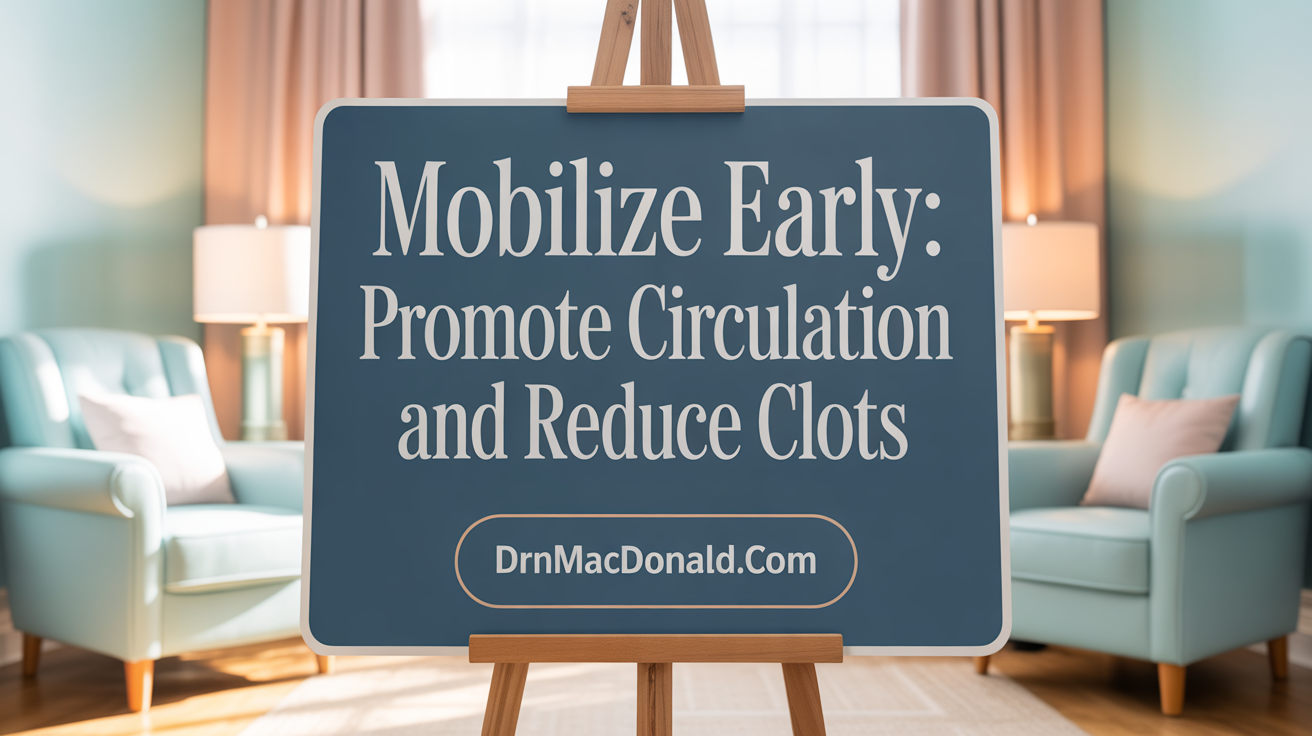Mobilize Early: Promote Circulation and Reduce Clots