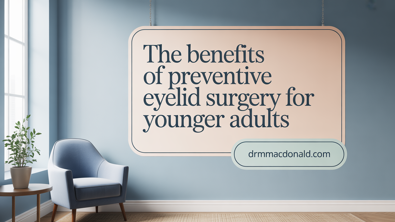 The Benefits of Preventive Eyelid Surgery for Younger Adults