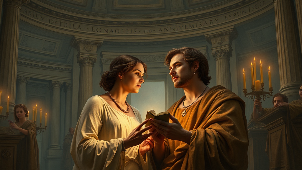 미래를 향한 도약과 희망을 표현한 장면