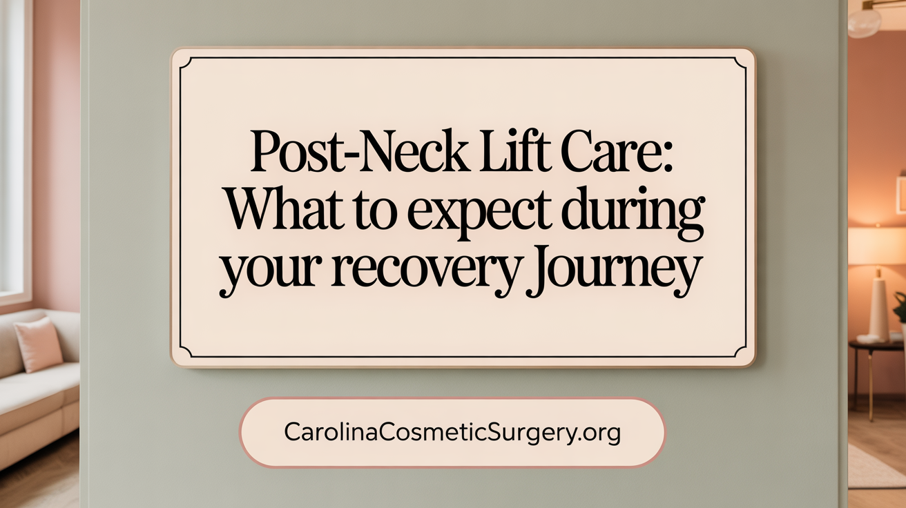 Post-Neck Lift Care: What to Expect During Your Recovery Journey