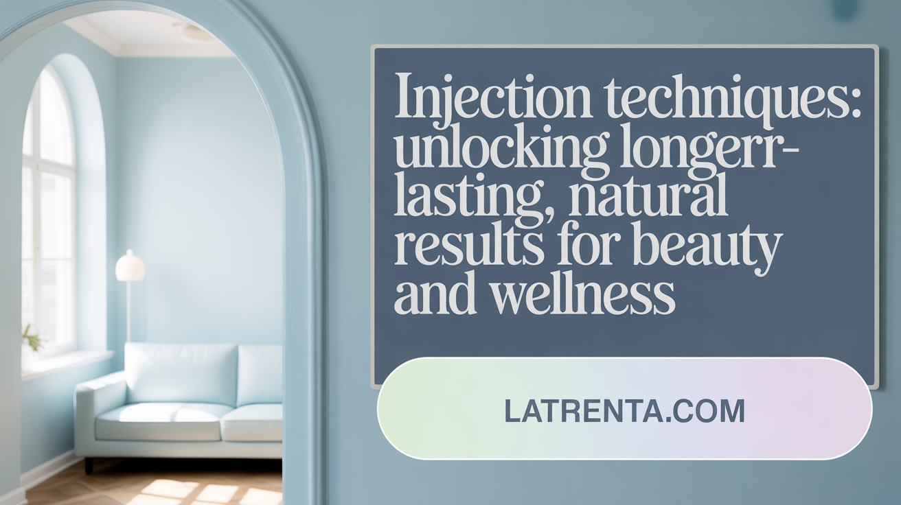 Injection Techniques: Unlocking Longer-Lasting, Natural Results