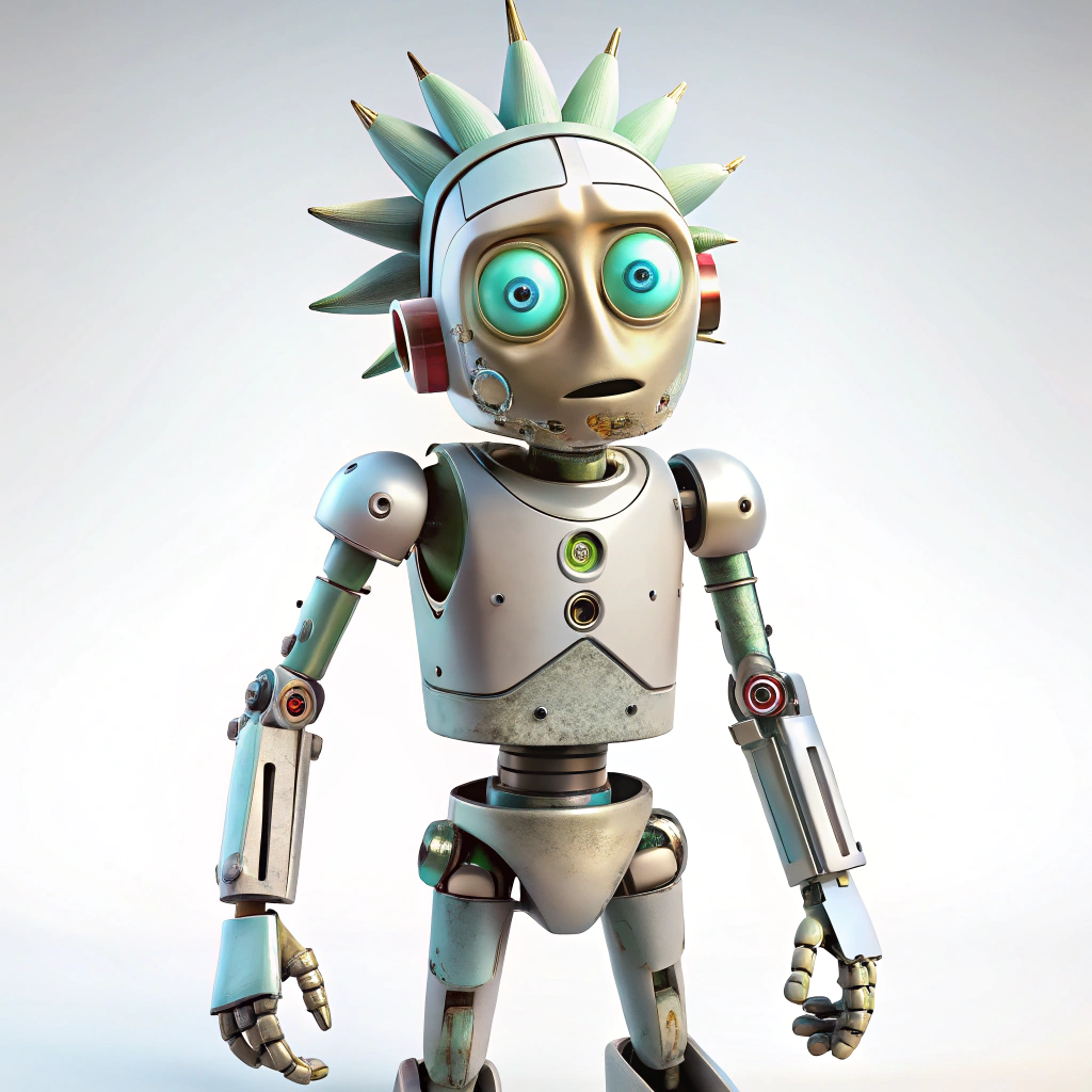 Glitchy: The Humanoid Robot from Rick & Morty Glitchy: The Humanoid Robot from Rick & Morty