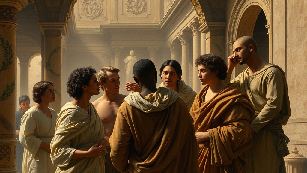 사회적 갈등과 화해를 상징하는 도상학적 이미지