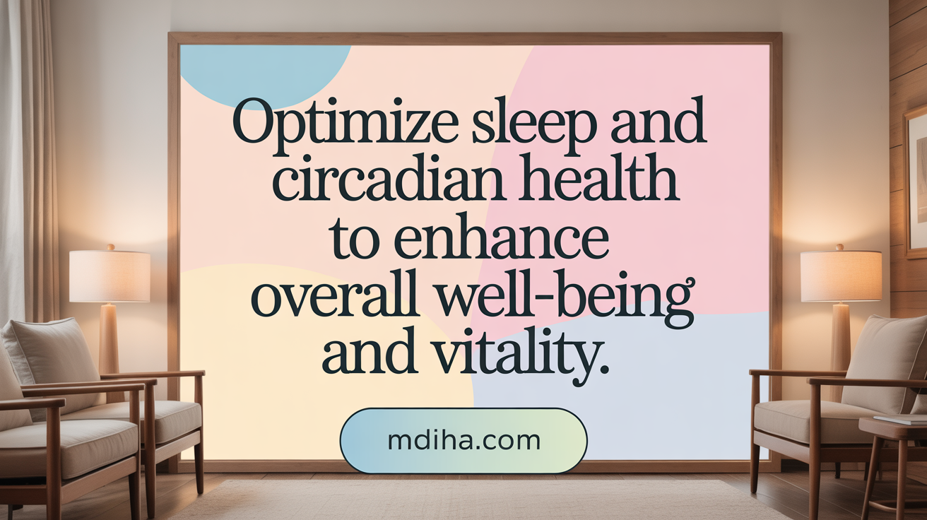 Optimize sleep and circadian health to improve cardiometabolic well-being
