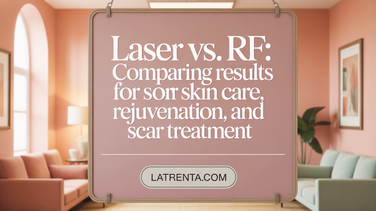 Laser vs. RF: Comparing Results for Skin Tightening, Rejuvenation, and Scar Treatment