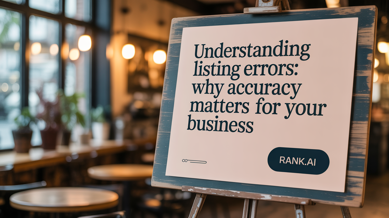 Understanding Listing Errors: Why Accuracy Matters for Your Business