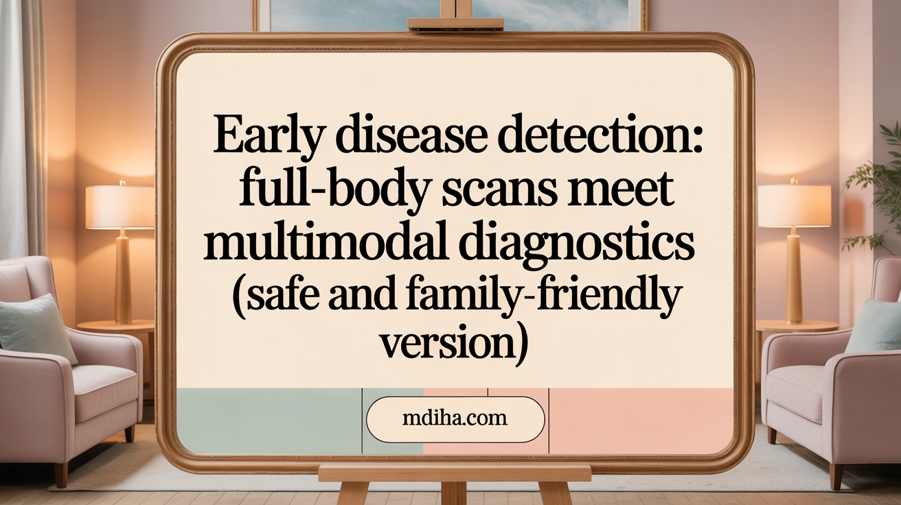 Early Disease Detection: Full-Body Scans Meet Multimodal Diagnostics