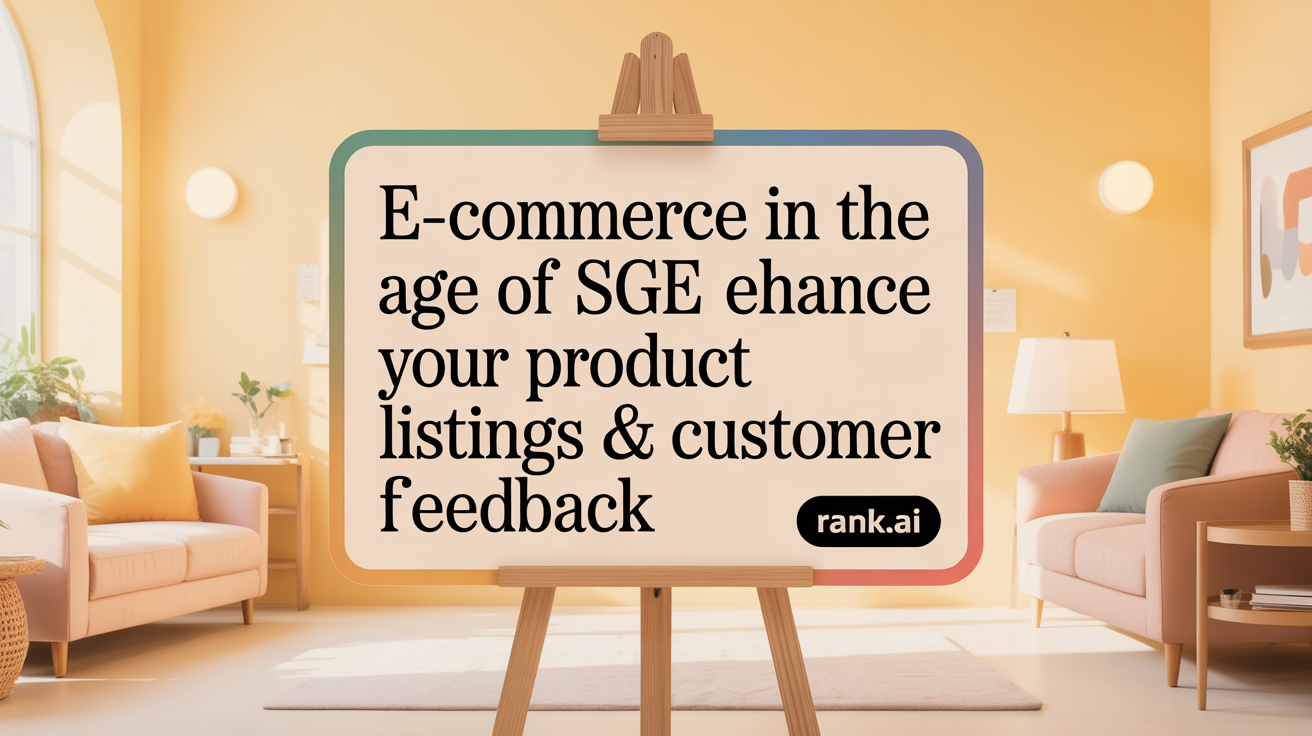 E-Commerce in the Age of SGE: Optimize Your Product Listings &amp; Reviews