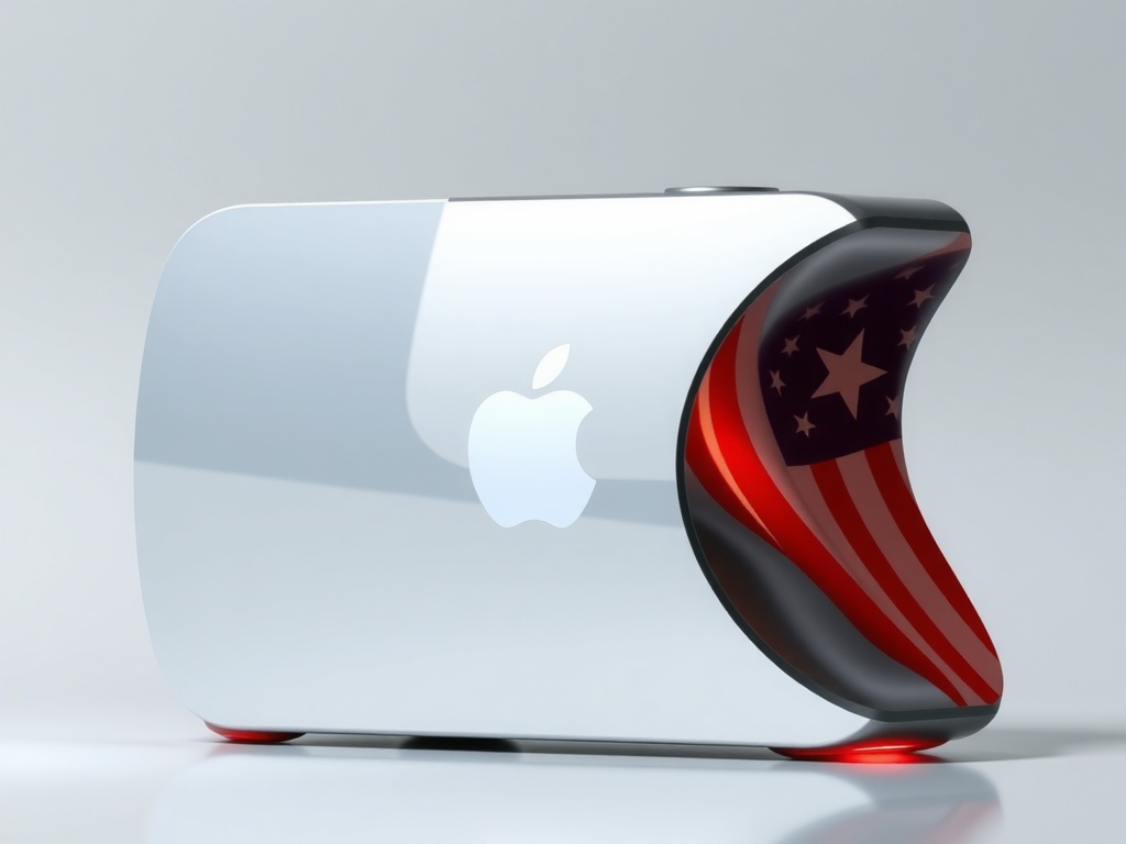 محصول اپل با المانهای میهنپرستی آمریکایی، نمادی از اپل ترامپ