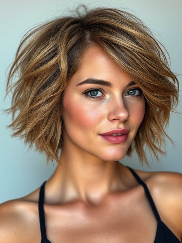 Messy Waves for Short Hair