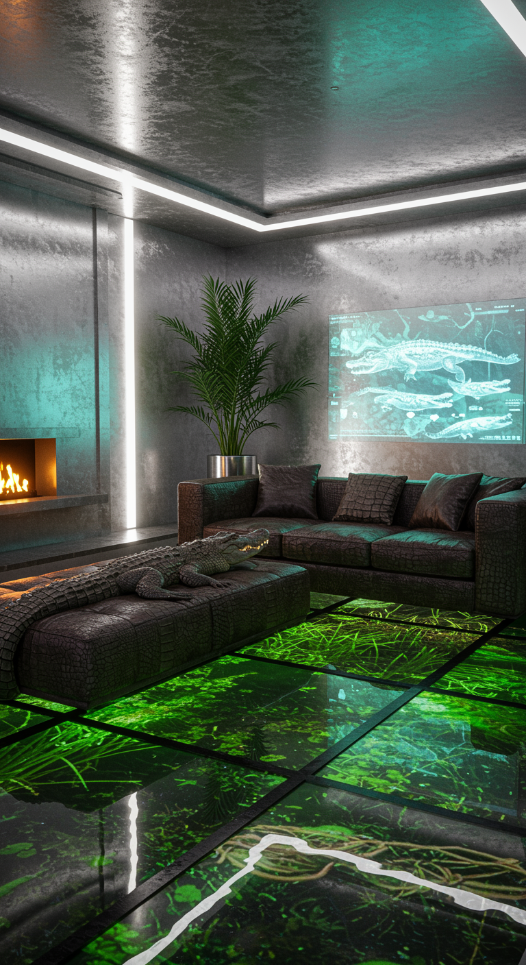 interior crocodile alligator