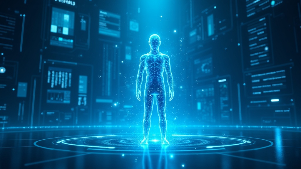 Representación conceptual de la IA agéntica DeepSeek v3.1, una metáfora de la innovación china en inteligencia artificial.