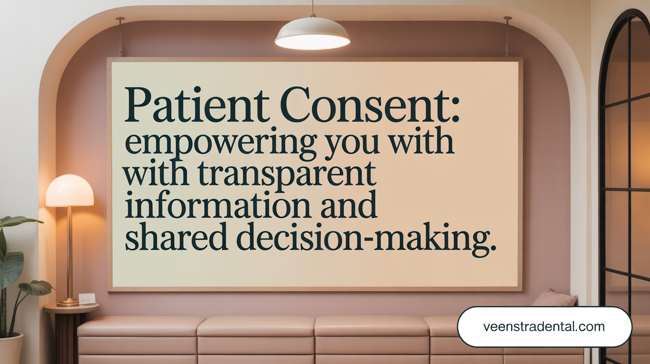 Patient consent: Empowering you with transparent information and shared decision-making.