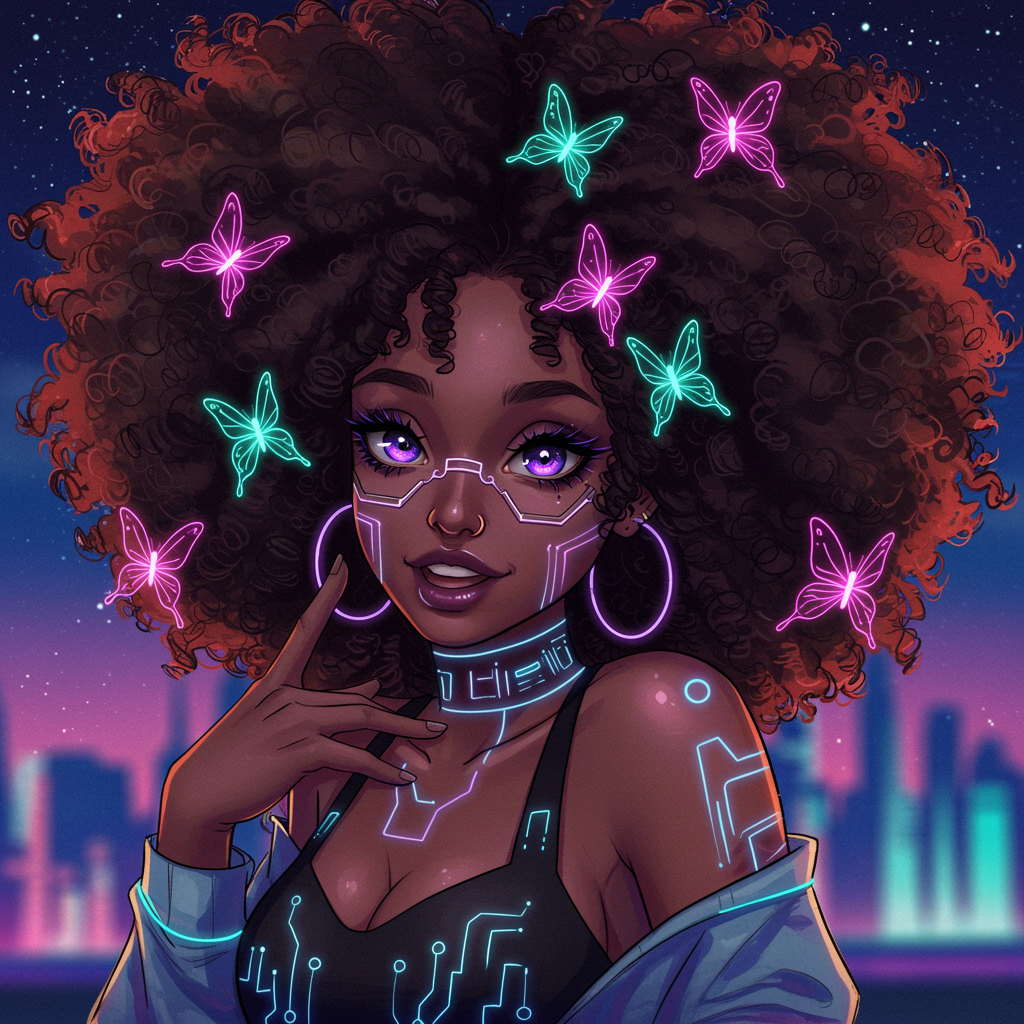 anime black girl pfp