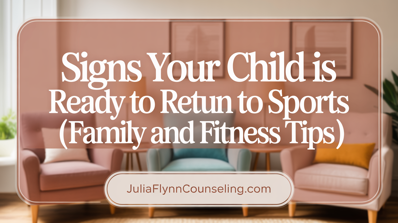 Signs Your Child Is Ready to Return to Sports