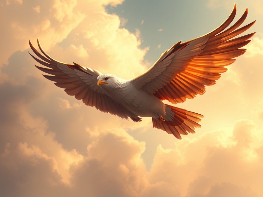 Flying image