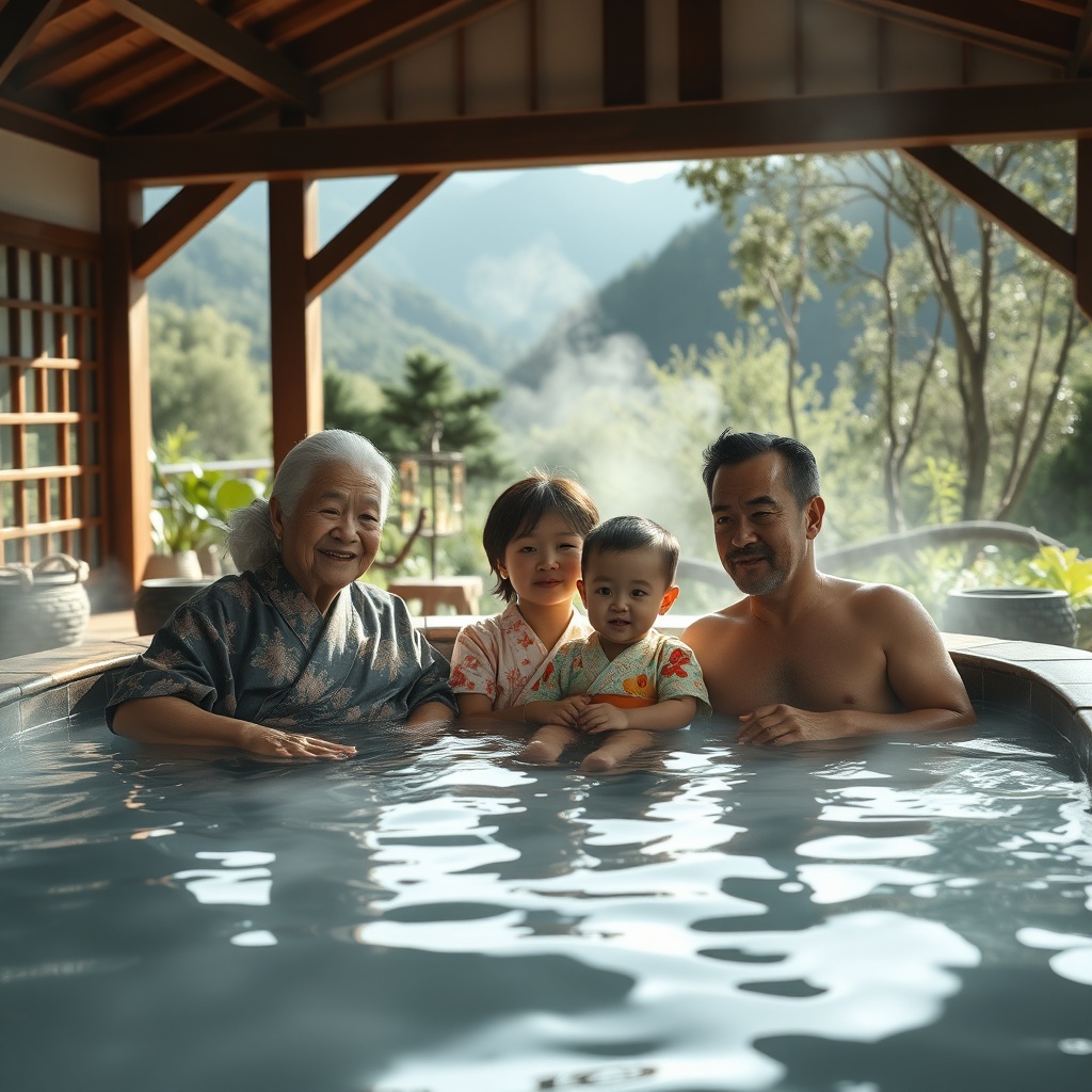 Relájate en las Aguas Termales Naturales Yufuin Onsen