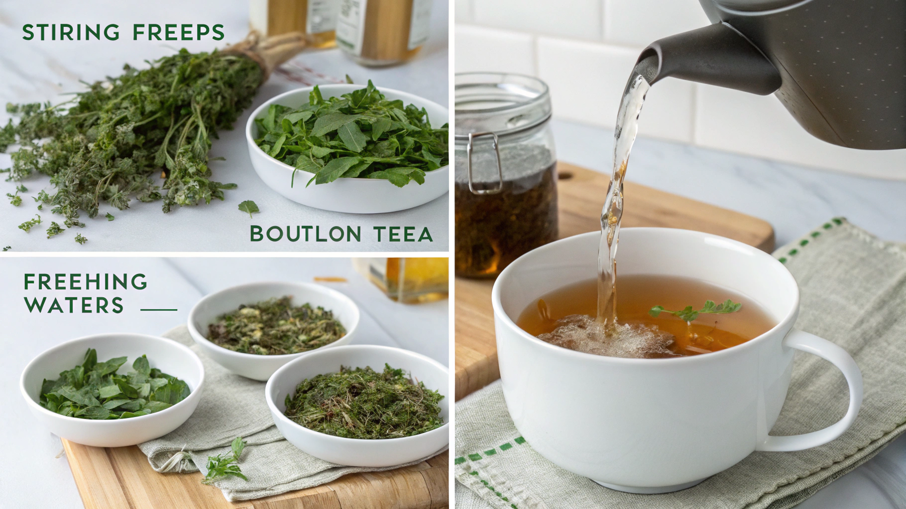 Mountain tea preparation