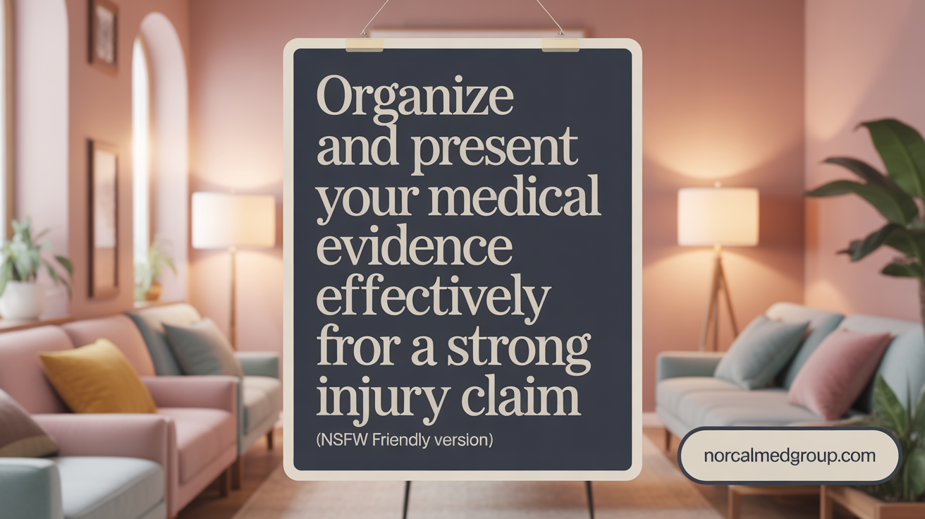 Organize and Present Your Medical Evidence Effectively for a Strong Injury Claim