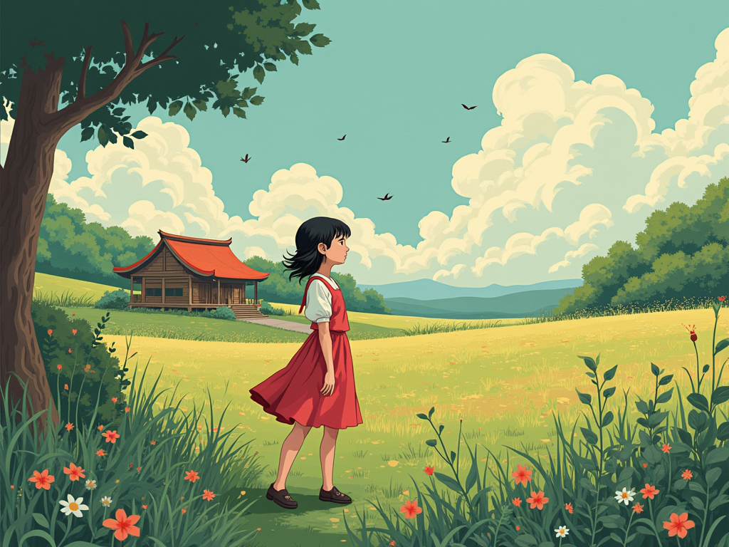 Flux AI Image Generator - Ghibli Style