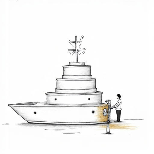 Bezos and Sánchez's Wedding Highlights Wealth Inequality single-panel cartoon