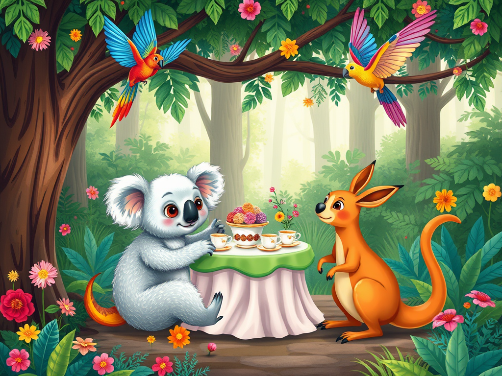 The Silver Koala's Tea Party