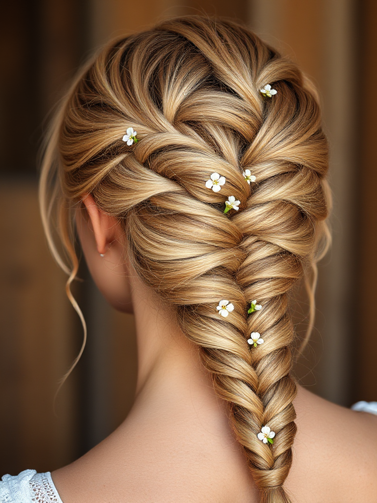 Boho Braided Updo