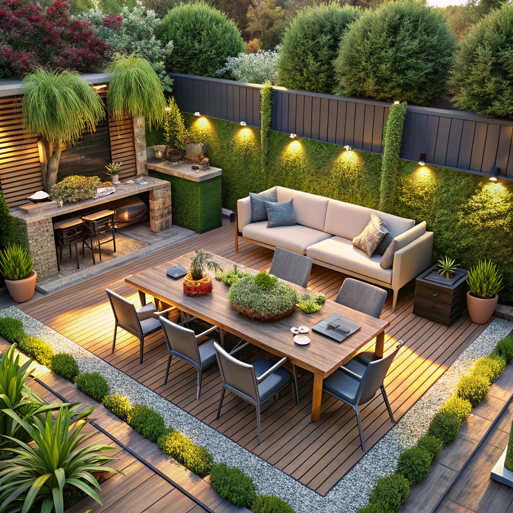 Stylish 5x10 Meter Garden Design Ideas