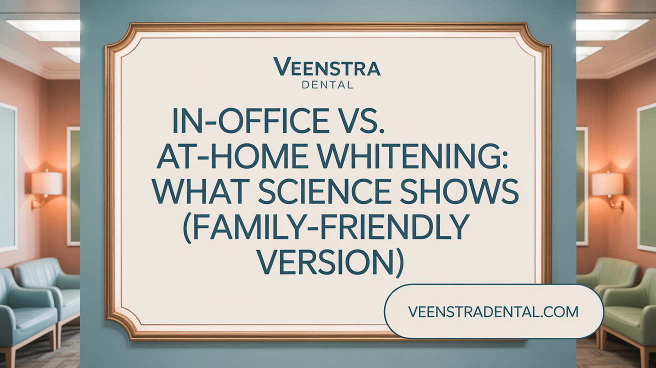 In-Office vs. At-Home Whitening: What Science Shows