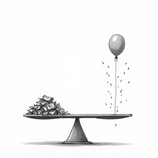 U.S. Stock Futures Rise Ahead of Key Inflation Reports single-panel cartoon