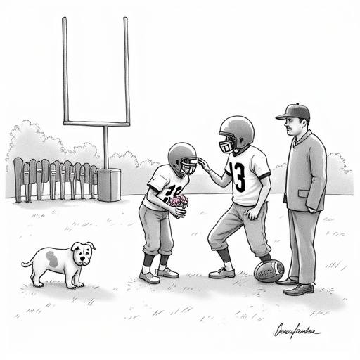 Shedeur Sanders Debuts as Cleveland Browns Quarterback single-panel cartoon